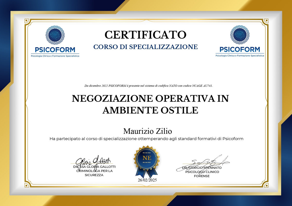 Maurizio Zilio — Negoziazione operativa in ambiente ostile