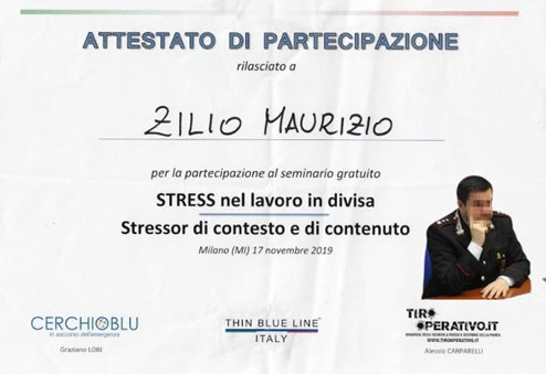 Maurizio Zilio — Stress del lavoro in divisa — formazione
